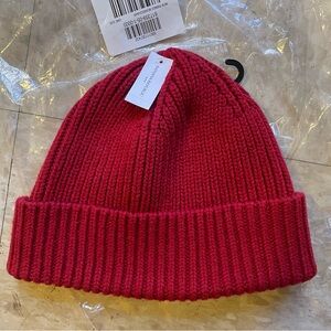 Banana Republic Red Knit Beanie